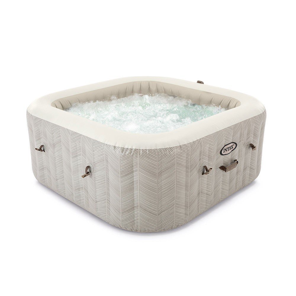 Spa gonflable INTEX Chevron 4 places avec couverture thermique – Prix spécial destockage